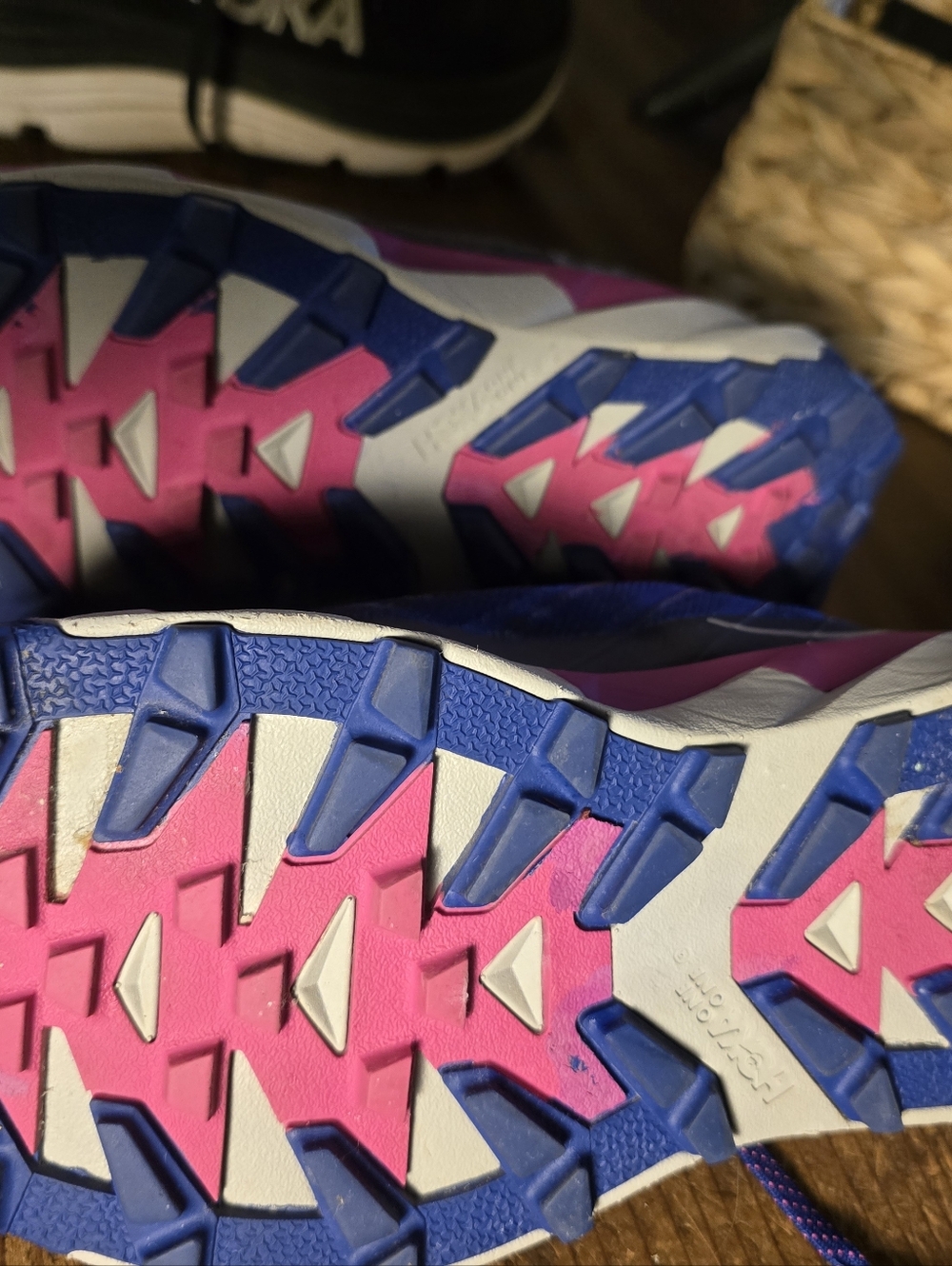 Hoka One One Torrent Women's Trail Sodalite Blue, Very Berry Size 10 - Picture 3 of 6